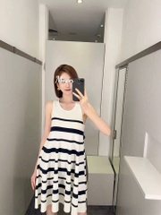Đầm Sát Nách Dệt Kim COS