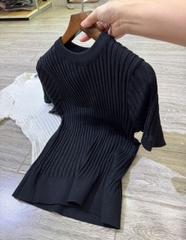 Áo Dệt Kim Cổ Tròn Zara
