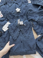 Áo Sơ Mi Kẻ Cổ  Sen Zara