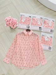 Áo Sơ Mi Họa Tiết Cherry Gu