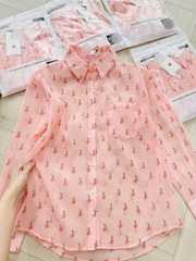 Áo Sơ Mi Họa Tiết Cherry Gu