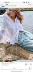 Quần Jean Baggy Xanh Nhạt  Zara