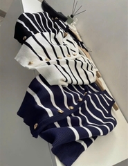 Áo Gile Kẻ Ngang Zara