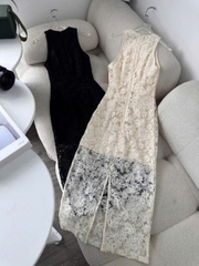 Đầm Ren Thêu Hoa Mixxo