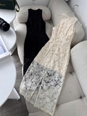 Đầm Ren Thêu Hoa Mixxo