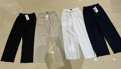 Quần Ống Suông Linen Zara