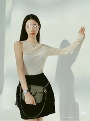 Áo Dệt Kim Phối Ren Zara