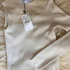Áo Dệt Kim Phối Ren Zara