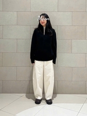 Quần Suông Trắng Uniqlo