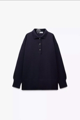 Áo Len Cổ Polo Zara