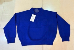 Áo Len Polo Xanh Coban Zara