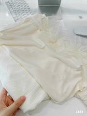 Sét Áo Đính Hoa và Chân Váy