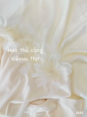 Sét Áo Đính Hoa và Chân Váy