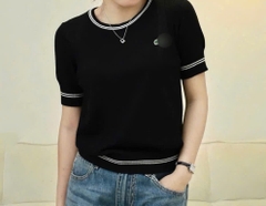 Áo Dệt Kim Lacoste Viền Cổ