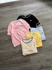 Áo Dệt Kim Lacoste Viền Cổ