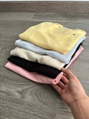 Áo Dệt Kim Lacoste Viền Cổ