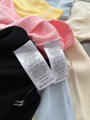 Áo Dệt Kim Lacoste Viền Cổ