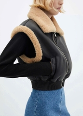 Áo Khoác Gile Lót Lông Mango