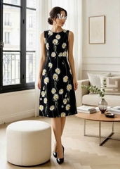 Đầm Hoa Sát Nách Oscar