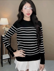 Áo Len Dài Tay Đính Nút Zara