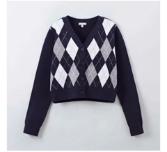 Áo Khoác Len Trám Whoau