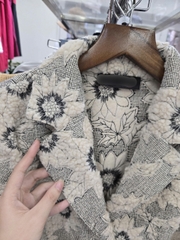 Áo Khoác Dạ Họa Tiết Hoa Zara