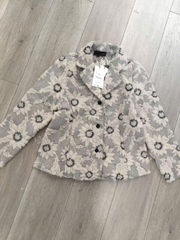 Áo Khoác Dạ Họa Tiết Hoa Zara