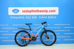 Xe Đạp Địa Hình ĐÀI LOAN LIFE EMF324: Khung Nhôm ĐÚC, group SHIMANO 24 tốc độ, phuộc nhún có khóa hành trình, bánh 24