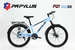 Xe đạp địa hình PAPYLUS PZ1:  khung Thép cường lực, sơn tĩnh điện, cáp âm khung, Bánh 24, Ngon - Rẻ cho học sinh cấp 2