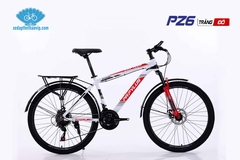 Xe đạp địa hình PAPYLUS PZ6: Khung Nhôm, bộ truyền động 21 tốc độ, phanh đĩa, Bánh 26, Ngon - Rẻ - Đẹp dùng Thể thao