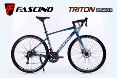 Xe đạp đua FASCINO TRITON: Khung Nhôm, Groupset REPLEX 2x8 tốc độ tay đề lắc, Phanh đĩa, Vành nhôm, Bánh 700 CHẤT - ĐẸP - GIÁ MỀM