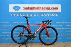 Xe Đạp Đua ĐỨC SAVA EX7 PRO: Khung nhôm siêu nhẹ, TEM UCI, càng carbon TORAY T800 cao cấp, 3 món Shimano 105R7000 via Japan. SAN PHẲNG MỌI GIỚI HẠN