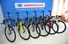 Xe Đạp Đua TWITTER R12 4700: Khung+Càng+Cọc yên = Carbon, Tay lái Carbon Đầu cá mập, Full Group SHIMANO Tiagra 4700 2x10 tốc độ, Phanh V, Lốp Innova Pro 700x25C