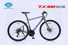 Xe Đạp Touring LIFE TX100: Khung nhôm nhẹ không mối hàn, Group SHIMANO 3x7 tốc độ, lốp 700x28C. QUÁ CHẤT - Không Thể Bỏ Lỡ