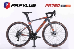 Xe đạp đua PAPYLUS PR760: khung Nhôm nhẹ không mối hàn. Groupset L-TWOO R2 tay đề lắc. Phanh đĩa. Líp thả. Cối nổ - Siêu Hot 2025