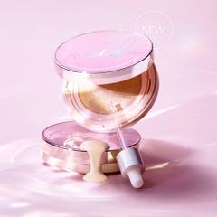 Phấn nước trang điểm căng bóng “làn da sứ” phong cách Hàn Quốc Miba Ion Calcium Foundation Double Cushion Glow - Season 3