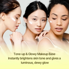 Kem dưỡng trắng nâng tông da thuần chay Natural Derma Project Vitamin B9 Tone-Up Whitening Cream 65ml