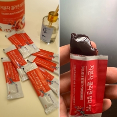 Thạch rau câu bổ sung collagen Boto Micromolecular Collagen Beauty Pomegranate Jelly Stick (30 Sticks)