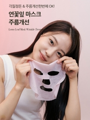 Mặt nạ tinh chất lá sen Jeju Làm dịu da Làm trắng Cải thiện nếp nhăn THE PURE LOTUS Lotus Leaf Mask - 2 loại