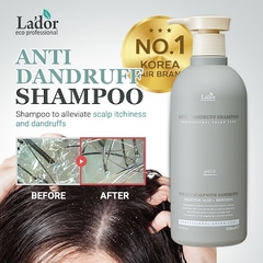 Dầu Gội Chăm Sóc Da Đầu Gàu Thành Phần Thảo Dược La'dor Anti-Dandruff Shampoo 530ml