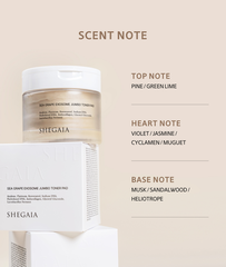 Nước cân bằng da dạng miếng Pad dưỡng ẩm da Shegaia Sea Grape Exosome Jumbo Toner Pad 300g