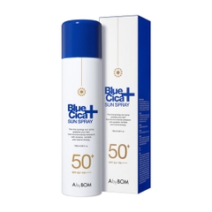 Xịt Chống Nắng Chống Tia Cực Tím 360 độ A By Bom Blue Cica Sun Spray SPF50+PA++++ 180ml