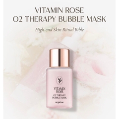 MẶT NẠ SỦI BỌT THẢI ĐỘC THANH LỌC LỖ CHÂN LÔNG PHỤC HỒI DA ORGAHUE VITAMIN ROSE O2 THERAPY BUBLLE MASK