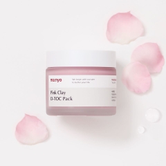 Mặt Nạ Đất Sét Hồng Thải Độc Cho Da Ma:nyo Factory Pink Clay D-Toc Pack 75ml