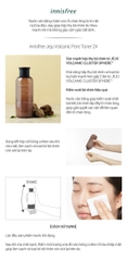 Nước Cân Bằng Sạch Bã Nhờn Se Lỗ Chân Lông Innisfree Jeju Volcanic Pore Toner 2X 200ml