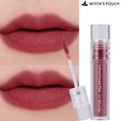 Son kem mịn và bền màu lâu trôi Witch’s Pouch Velvet Cream Lip Tint (5g)