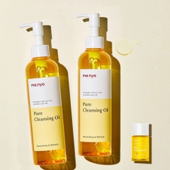 Dầu tẩy trang loại bỏ mụn đầu đen Ma:nyo Factory Pure Cleansing Oil 200mlx2+55ml