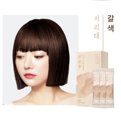 Thuốc nhuộm tóc phủ bạc bằng nước thuần chay không hại da đầu Man with Flowers Seoritae Vegan Hair Dye Gray Cover Mild Dye With Water (Đen tự nhiên/Nâu)