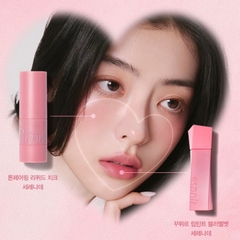 Bộ son môi và má hồng tông màu hồng ấm áp hiệu ứng mịn lì Espoir Lip Tint và Espoir Liquid Cheek Set phiên bản Serenade