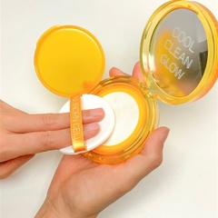 Chống nắng dạng cushion kiểm soát dầu nhờn mát lạnh hạ nhiệt da nóng dưỡng ẩm Blanc Dubu Nuborn Cell Oil Cut Oil Paper Water Cool Sun Cushion  SPF 50+ PA++++